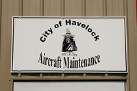  - Sign on the Aircraft Maintenance Building at the Havelock Tourist & Event Center, Havelock, NC - by scotch-canadian