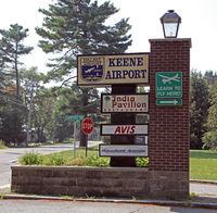  @ Dillant-hopkins Airport - Entrance to the main terminal at Dillant-Hopkins Airport, Keene, NH - by Ron Yantiss