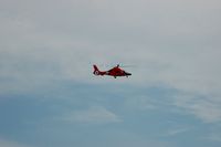  - US Coast Guard Eurocopter HH-65 Dolphin Helicopter over Dover AFB, Dover, DE - by scotch-canadian
