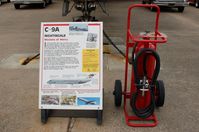  - Information Plaque for the 1967 McDonnell Douglas C-9A Nightingale and Aircraft Fire Extingisher at the Air Mobility Command Museum, Dover AFB, DE - by scotch-canadian