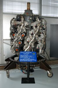  - Pratt & Whitney R-4360 Wasp Major Engine at the Air Mobility Command Museum, Dover AFB, DE - by scotch-canadian