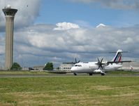  - Not anymore in use at daylight, the original control tower still stands by the parallels and dwarfs everything taxying around - by Alain Durand