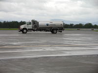  - Fuel truck operations during Hurricane Irene - by Ronald Barker