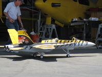  - RC JET Kerosene Burner (A real ear splitter!) at AVIATION F/X Hangar. A BIG TOY for a BIG BOY. - by Doug Robertson