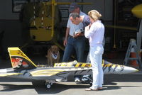  - RC JET Kerosene Burner ( A real ear splitter!) attention getter at AVIATION F/X Hangar - by Doug Robertson