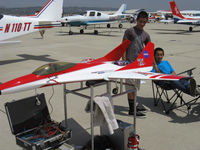  - NASA/Vista Ford RC JET, this radio-controlled pure jet gave a demo, flying higher & faster than a screaming, scalded cat-but I was unable to get a reproducible photo-too tiny an image - by Doug Robertson