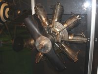  - 165HP Gnome N-9 rotary engine on display at the USAF Museum in Dayton, Ohio - by Bob Simmermon