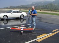  - 'N40TT' TIGER Trainer radio-controlled, diesel engine with preheat and muffler, taxying - by Doug Robertson