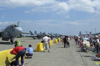  @ Misawa Air Base / Misawa Airport - Misawa AB Japan airshow displaying EA-6B Prowler and F/A-18 Hornet - by Eagar