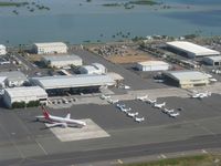  - General Aviation planes at HNL. - by Kreg Anderson