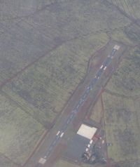  @ Lanai Airport - Lanai Airport, enroute on a Hawaiian Airlines Boeing 717-200, PHNL-PHOG. - by Kreg Anderson