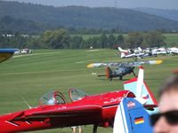  - Hahnweide airfield at Kirchheim unter Teck - during one of Germany's largest oldtimer fly-ins taking place there every two years - by Ingo Warnecke