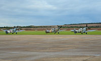  - LINED UP TO START A DISPLAY AT DUXFORD - by Martin Browne