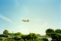  - Lockheed P-3 Orion on Final Approach to NAS Moffett Field, Mountain View, CA - July 1989 - by scotch-canadian