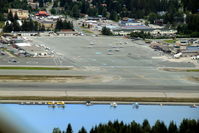  - downwind for very short final Juneau Alaska in Ce208 N332AK - by Pete Hughes