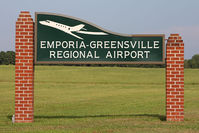  - Emporia-Greensville Regional Airport sign. - by Dean Heald
