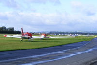  - GA parking area at Shobdon - by Chris Hall