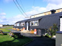  - Club house and an excellent cafe at Shobdon - by Chris Hall
