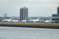  - Aircraft at London City Airport - by David Burrell