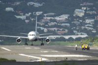  - It's pick up dead animal time at TNCM runway 10 - by Daniel Jef