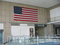  - DCA Terminal A  American Flag - by Ronald Barker