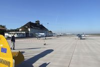  - apron in front of the main terminal building at Braunschweig-Waggum airport - by Ingo Warnecke