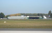  - hangar across the field in the northern part of Braunschweig-Waggum airport - by Ingo Warnecke