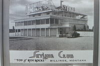  - This picture sits in the Yellowstone County mesuem at Billings Logan Airport.  It is how the Billings Logan terminal looked back in the early 1940's. - by Daniel Ihde