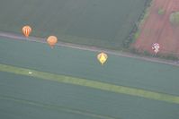  - Hot air balloons over Findlay, Ohio - by Bob Simmermon