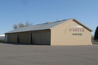  - Damaged hangar from a storm this summer at the Olivia Municipal Airport in Olivia, MN. - by Kreg Anderson