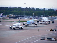  - queuing up to leave T2 - by Chris Hall
