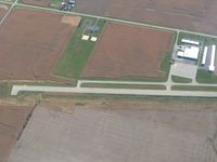  @ Piqua Airport- Hartzell Field Airport - Looking south - aircraft landing on 26. - by Bob Simmermon