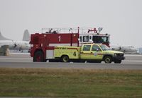  - Emergency vehicles responding to A-10 with blown tire - by Florida Metal