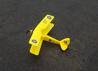  - Rick's Tiger Moth RC drone on the deck - by Doug Robertson