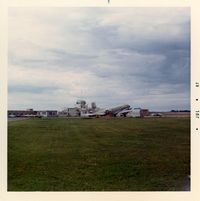  - Operations Building, Control Tower and R4D Aircraft at Naval Air Station - Memphis, Millington, TN - 1967 - by scotch-canadian
