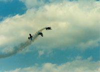  - Barrel Rolls at Quonset State Airport, North Kingstown, RI - circa 1980's - by scotch-canadian