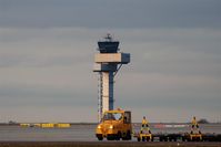  - View over DHL Air Hub apron to Leipzig Tower. - by Holger Zengler