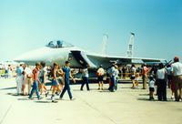  - McDonnell Douglas F-15C assigned to the 94th Tactical Fighter Squadron on display at Quonset State Airport, North Kingstown, RI - circa 1980's  - by scotch-canadian