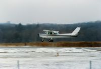  - Cessna 152 landing at Dutchess County Airport, Poughkeepsie, NY - circa 1980's - by scotch-canadian