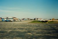 - Aircraft parked at Bridgeport Municipal Airport, Bridgeport, CT - circa 1980's - by scotch-canadian