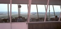  - SBAC 1976 Airshow. YC15 seen through the tower. - by Peter Hamer