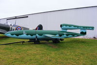  - Fiesler Fi.103 VI replica displayed at Leicester alongside Replica Spitfire PL256 - by Chris Hall