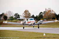  - Duchess lifting off of runway 15. - by ApopkaHangars.com
