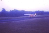  - C-150 taxiing in at Stanton in 1969 - by Merle Hahn