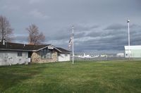  @ Caldwell Industrial Airport - terminal building and apron at Caldwell Industrial Airport - by Ingo Warnecke