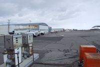  - airfield fuelling station, hangars and apron at Rexburg-Madison County Airport - by Ingo Warnecke