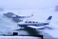  - freezing fog and snow at Barton - by Chris Hall