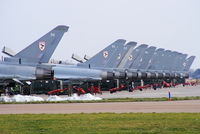  - Typhoon T.2 and FGR.4's of 29(R)Sqn (OCU) - by Chris Hall