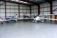 - immaculately clean hangars at Gamston - by Chris Hall