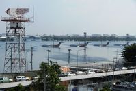  - Bangkok's old International Airport Don Muang was severely hit by October 2011 floodings. Approx. 20, mostly not airworthy aircrafts were stranded in water for weeks. Cars were mostly saved on elevated highways. - by Jean M Braun